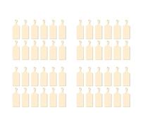 Kueohse 48 Piezas Mini Tabla de Cortar de Madera con Mini para Artesanales Sin Terminar Tabla de Cortar Pequeña en con