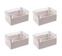 Kueohse 4X 1 Pieza Caja de Proyecto Electronico de Armario Impermeable de Plastico 100 X 68 X 50MM