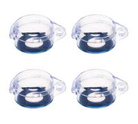 Kueohse 4X 22mm Caja Guardia Cubierta Protectora para Interruptor de Boton Pulsador Redondo