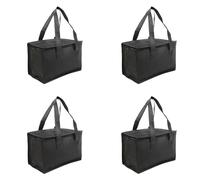 Kueohse 4X Bolsa Aislante Portátil para Almuerzo, Bolsa Refrigeradora, Bolsa para Entrega de Cerveza, Bolsa Térmica Plegable para Picnic, Bolsa para Mantener Calientes los Alimentos Fríos