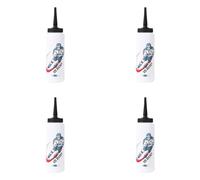 Kueohse 4X Botella de Agua de Hockey sobre Hielo de 1000ML Botella Portátil de Alta Capacidad para Fútbol Botella Deportiva de Diseño Clásico A