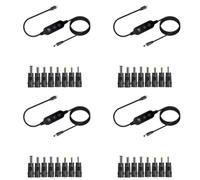 Kueohse 4X Cable Convertidor de Potencia USB C A CC, Tipo C A CC PD de 65 W, Carga Rápida, Ajustable, 5 V/9 V/12 V/15 V/20 V.