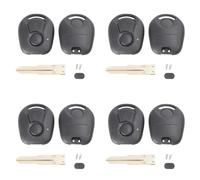 Kueohse 4X Carcasa de Llave Remota de 2 Botones para Actyon Hoja Sin Cortar de Mando A Distancia Reemplazo de Carcasa, A