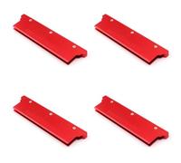 Kueohse 4X Disipador de para RAM Enfriador de Disipador de de Refrigeración del Radiador para DDR2 DDR3 DDR4 Almohadilla de Disipación de de Memoria de Escritorio Rojo