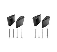 Kueohse 4X Espaciadores para Manillar de Bicicleta, de Aleación de Aluminio, para Aumentar el Manillar, Accesorios para Bicicleta de 40 Mm.