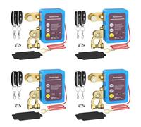 Kueohse 4X Interruptor de Desconexión Remota de Batería de 12V 240A, Interruptor de Apagado Automático, Interruptor de Control Remoto para, Camión, Coche