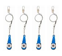 Kueohse 4X Kayak Pesca Downrigger Outrigger Trolling Clip de LiberacióN Clip de LiberacióN de TensióN Ajustable 5.5 X 1.7 X 2.6Cm