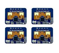 Kueohse 4X MóDulo de DeteccióN de Movimiento con Sensor de Radar de Presencia LD2410C MmWave 24G