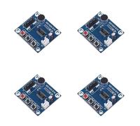 Kueohse 4X Módulo de Grabación de Voz ISD1820 con Micrófono y Altavoz. Placa de Grabación y Reproducción de Sonido
