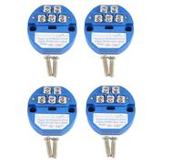 Kueohse 4X MóDulo Transmisor de Temperatura RTD PT100 Resistencia Térmica -50-100°C DC24V Salida 4-20MA
