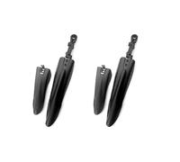 Kueohse 4X Negro Juego de Guardabarros Salvabarros Delantero Trasero de Neumatico de Bicicleta Carretera Bicicleta de Montana Guardia de Barro Grande