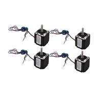 Kueohse 4X NEMA 11 28 Motor Paso A Paso HíBrido 1.8 Grados 2 Fases 4 Cables Motor Paso A Paso de 32 mm para Enrutador CNC