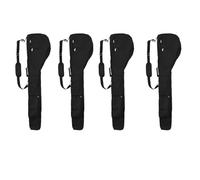 Kueohse 4X Nueva Bolsa de Transporte para Palos de Golf, Bolsa de Viaje para Campo de PráCticas, Bolsa de Golf Plegable Resistente Al Agua, Bolsa de Transporte para Golf, Negro