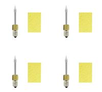 Kueohse 4X Punta para Cautín Interfaz E10 Puntas para Cautín Punta de Soldadura USB Cabezal de Soldadura Herramientas de Soldadura Branding Iron-A