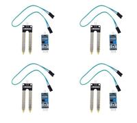 Kueohse 4X Sensor de Humedad del MóDulo de DeteccióN de HigróMetro de Suelo FC-28 DC 3.3V-5V