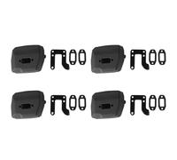 Kueohse 4X Silenciador de Escape de Motosierra con Placa de Junta de Soporte para 61 66 162 266 268 272 Motosierras 503476901 503406402