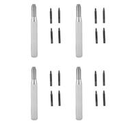 Kueohse 4X Soporte para Abridor de Insertos de Tubo de de Reloj, Caja de Reloj de Marca + Herramienta de ReparacióN de Relojes de 16 Hojas