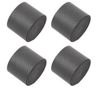 Kueohse 4X Venda de Raqueta de Badminton de Tenis Envoltura de de Sudor, Negro