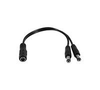 Kueohse 5.5x2.1mm 1 a 2 M/H Cable Divisor Corriente CC para CCTV Camara de Seguridad