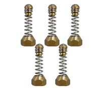 Kueohse 5 Boquillas de TuberíA de Lavadora A PresióN de Rosca Interna de 1/8, Eyectores de Resorte de TuberíA de Drenaje de Alcantarillado, Boquillas de Resorte Vibratorias de Limpieza