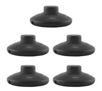 Kueohse 5 Pieza Negro Interruptor de Pie de Lampara en Interruptor de Pie de Luz Pedal de Potencia de Empuje