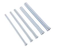 Kueohse 5 Piezas Doblador de Tubo de Resorte 210Mm Doblador de Tubo de Resorte de Tensión 1/4 pulgada -5/8 pulgada Acero de Resorte Par Tubo de Aluminio Cobre Herramientas de Doblado