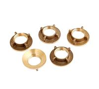 Kueohse 5 pzs Tono de Laton Tuerca de grifo grifo de agua domestico roscado 1/2"PT