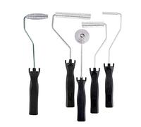 Kueohse 5 Uds., Molde de Rayas de de Aluminio Laminado de Fibra de Vidrio, Kit de Rodillo Vertical, Trabajo de GRP de para ReparacióN de Barcos de BañEra