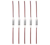 Kueohse 5 X 12V Modulo de Control con Cable con Flash estroboscopico para Coche o casa Tira/Bombillas LED