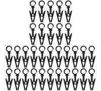 Kueohse 50 para Cortinas con Clips para Luces de Toldo de Caravana, 360°, para Fiestas Navideñas y Remolques.