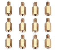 Kueohse 50 PC Placa madre PCB Laton Standoff Hexagonal Spacer M3 7 + 4 mm