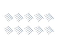 Kueohse 50 Piezas Doblador de Tubo de Resorte 210Mm Doblador de Tubo de Resorte de Tensión 1/4 Pulgada -5/8 Pulgada Acero de Resorte Par Tubo de Aluminio Cobre Herramientas de Doblado