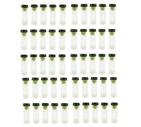 Kueohse 50 Piezas Jaula de Rodillos para Abeja Reina - Kit de Copa Reina de Apicultura de PláStico Jaula de Rodillos para Abeja Reina Portavasos Trasero Herramientas de Apicultura