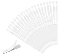 Kueohse 50 Tiras Adhesivas Térmicas con Respaldo de para Encuadernación de Libros con Capacidad para 80-110 Hojas, Cinta de Reparación de Libros de 12 mm