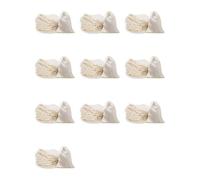 Kueohse 500 Bolsas de Muselina de Algodón de 4 X 6 Pulgadas, Bolsas Reutilizables con Cordón para Té, Bolsitas de para Fiestas, Almacenamiento en el Hogar