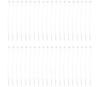 Kueohse 500 Piezas de Bucle de Precios Navetes Sujetador Blancos de Etiquetas de rapido 5 Pulgada 130mm