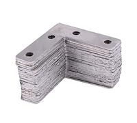 Kueohse 50mmx50mmx1mm en forma de L plano fijacion reparacion reparacion placas soportes 30unids