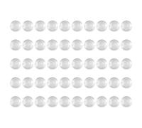 Kueohse 50pcs / Lot 12mm Redondo Plano Cristal Convexo
