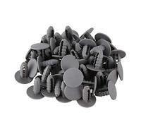 Kueohse 50pzs 8mm Agujero Gris Clip embebido de Puerta Remache de plastico para Coche