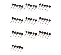 Kueohse 50pzs DC3V/0.1A 1.5V/0.05A 10x2.7mm Motor de Vibracion del Telefono Movil de Moneda Plata