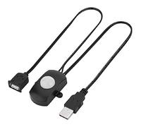 Kueohse 5A DC5-24V Mini USB PIR Detector de Sensor de Movimiento Infrarrojo Interruptor AutomáTico para Tira de Luz LED DeteccióN Inteligente (Negro)