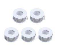 Kueohse 5piezas 7.5M 24.6Ft 0.2X3Mm Cable de Calentador Plano de Nicromo para Elementos Calefactores