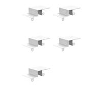 Kueohse 5X Cerradura Superior de Seguridad Infantil Ajustable, de Metal, para Puertas Interiores, Exteriores y Francesas, Color