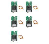 Kueohse 5X Convertidor de Fibra Monomodo FC/UPC TX 1310 NM, 1 Canal de Vídeo + UART, TTL y SBUS A Controlador Óptico, 0-20 Km