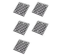 Kueohse 5X Panel de Luz LED RGB 5050 de 8 X 8 con Matriz LED WS2812B de 8 X 8 con 64 bits y Color Completo