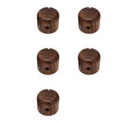 Kueohse 5X Perilla de Control de Guitarra para Potenciómetro, Timbre y Volumen, Perillas de Control de Velocidad, Piezas de Repuesto para Guitarra, Palisandro.