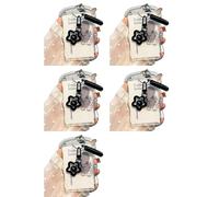 Kueohse 5X Portatarjetas Fotográfico Transparente, Fundas para Fotos, Tarjeta de Autobús, Estuche para Tarjetas de Estudiante, Protector de Fotos