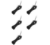 Kueohse 5X RJ11 6P4C Cuerda Cable de Telefono Modem ADSL 3 Metros