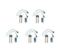 Kueohse 5X Sensor de Humedad del MóDulo de DeteccióN de HigróMetro de Suelo FC-28 DC 3.3V-5V
