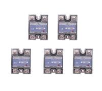 Kueohse 5X Ssr 25A 3-32V Dc A 24-480V Ac Monofásico Relé de Estado Sólido Dc Control Ac -1 D4825 Voltaje de Carga